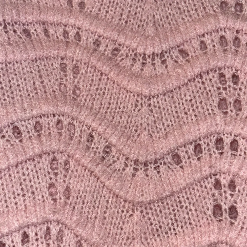 FRNCH Oversized Soft Pink Turtleneck Sweater